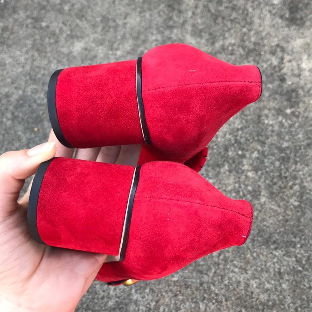 ❌SOLD ❌Gucci Marmont Red mid heels - Picture 3 of 8